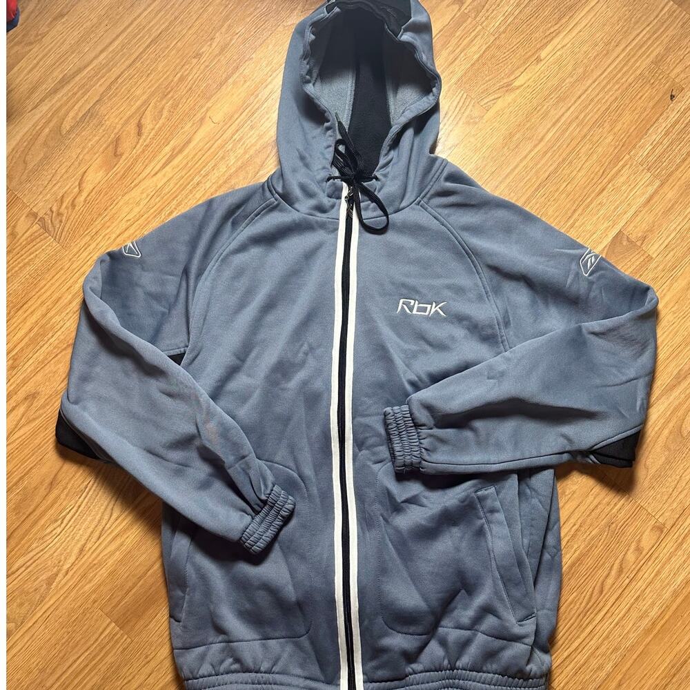 Vintage Mens Large Mid 2000s Reebok Tag Zip Up